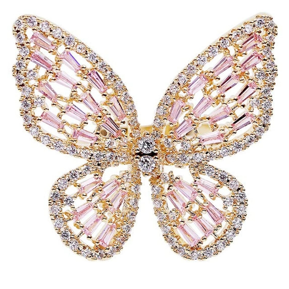 Bling Butterfly Ring